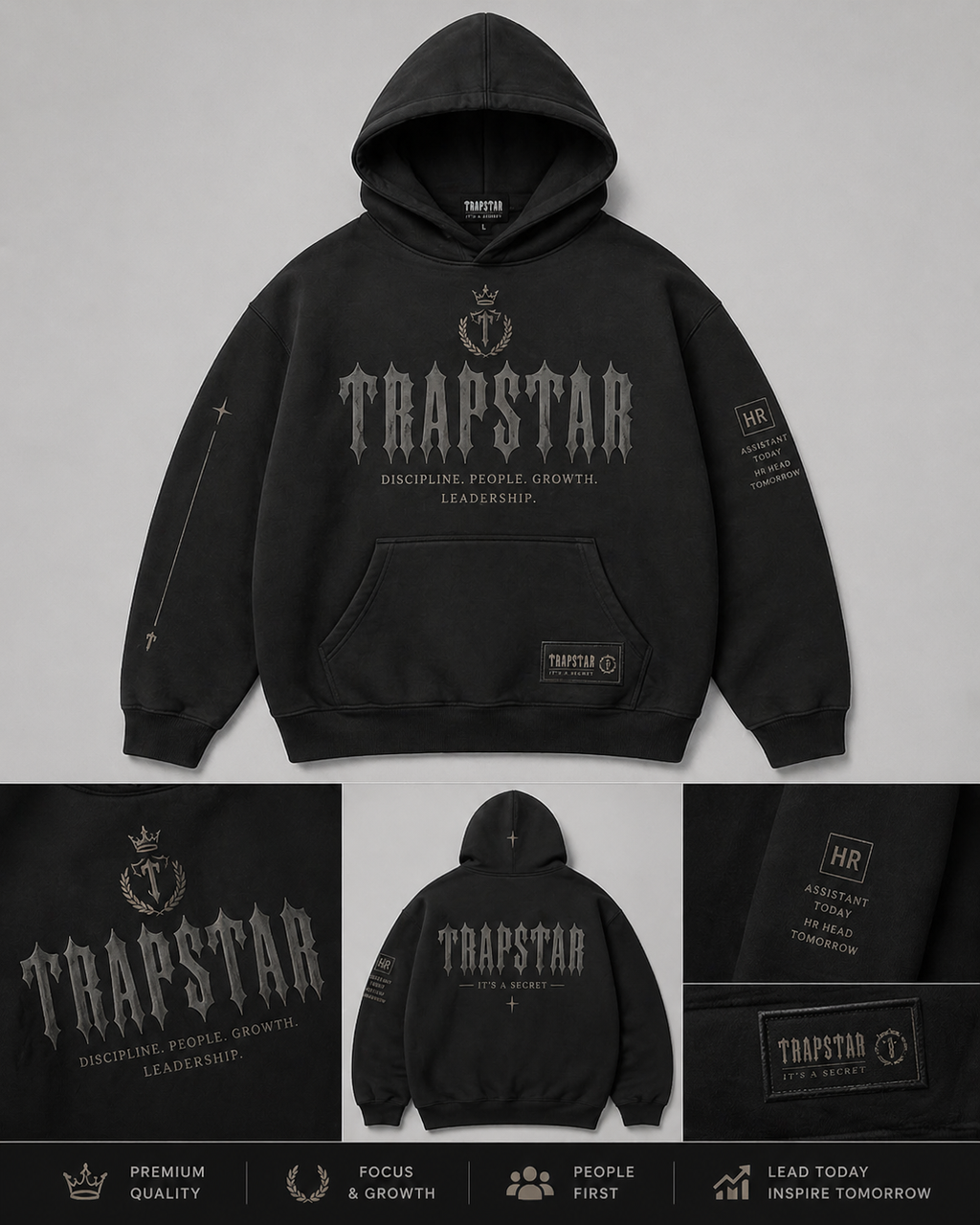 Trapstar Inspired Oversized Hoodie – Premium Streetwear Edition