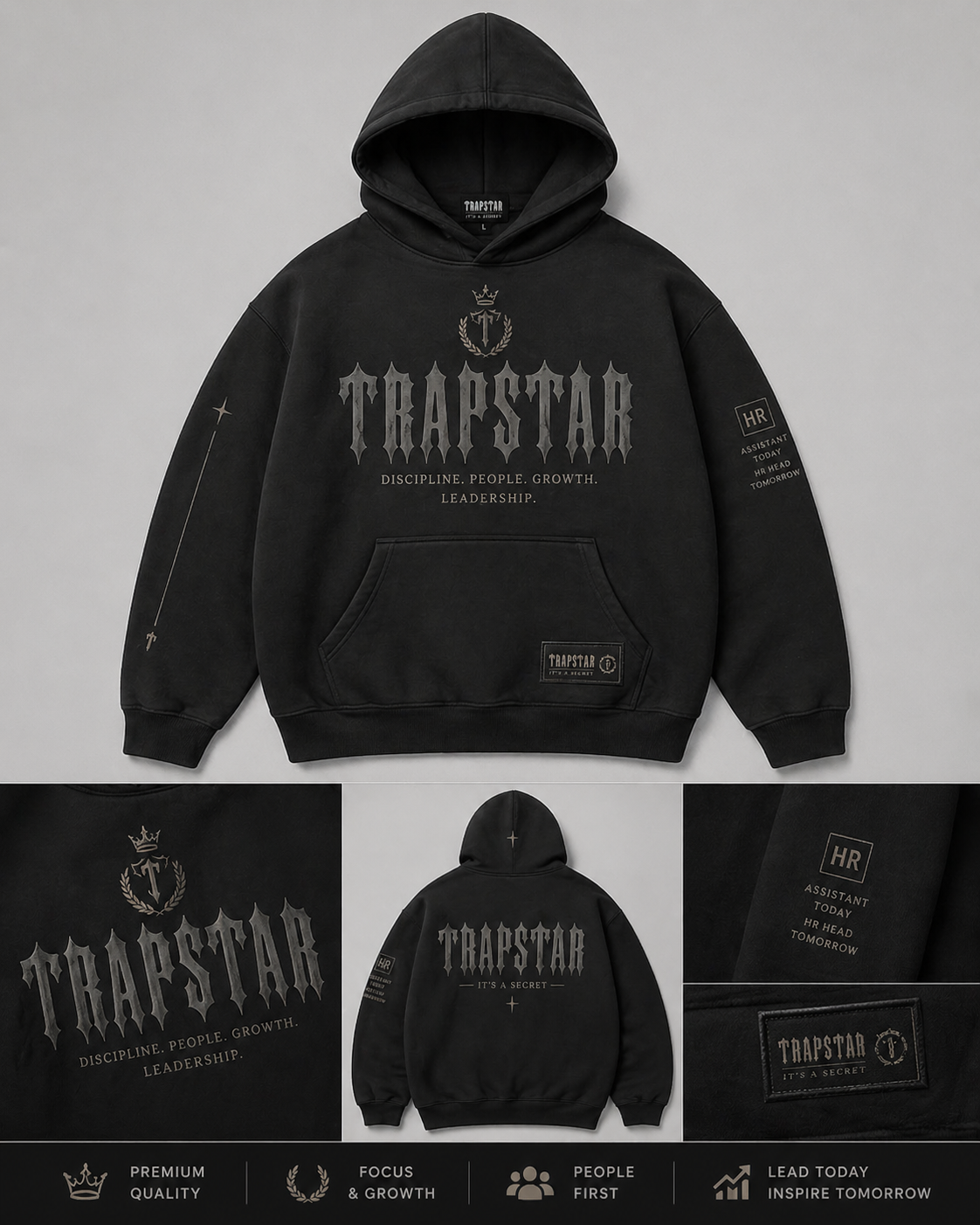 Trapstar Inspired Oversized Hoodie – Premium Streetwear Edition